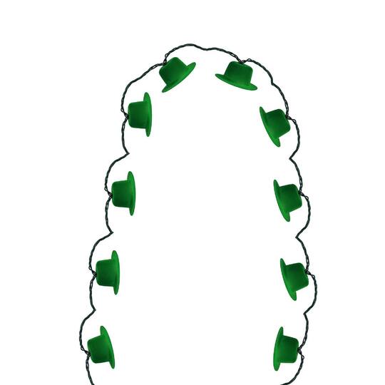 7.5ft. Green Derby Hat St. Patrick's Day String Lights